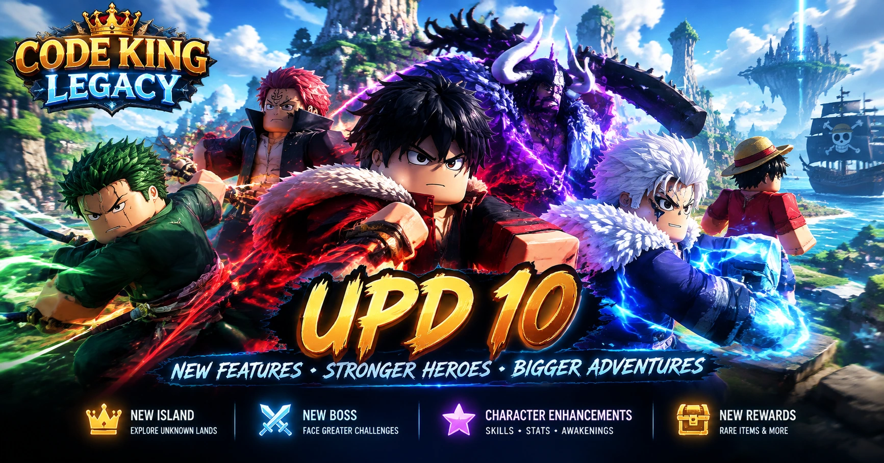Code King Legacy Upd 10: Cập nhật và Hướng dẫn chi tiết - image 2