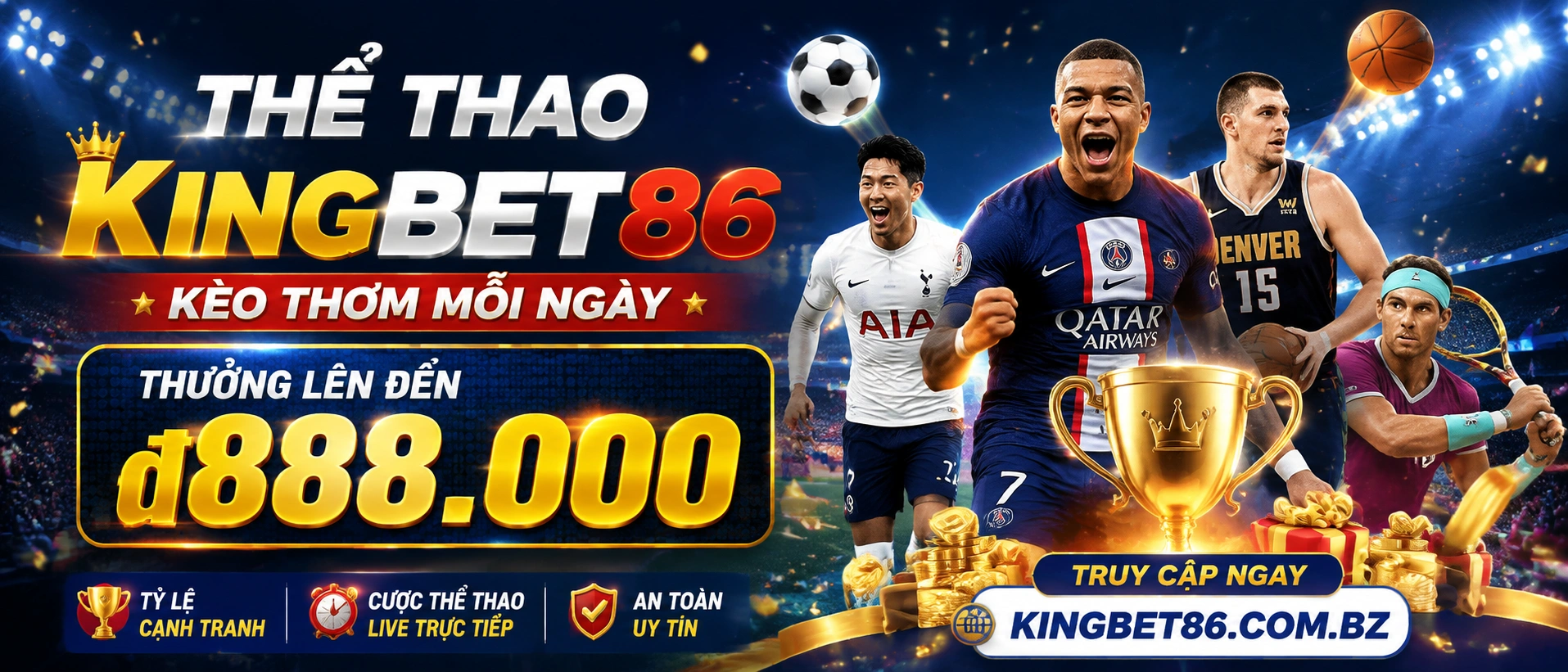Không khí thể thao và cá cược trên kingbet86.com.bz