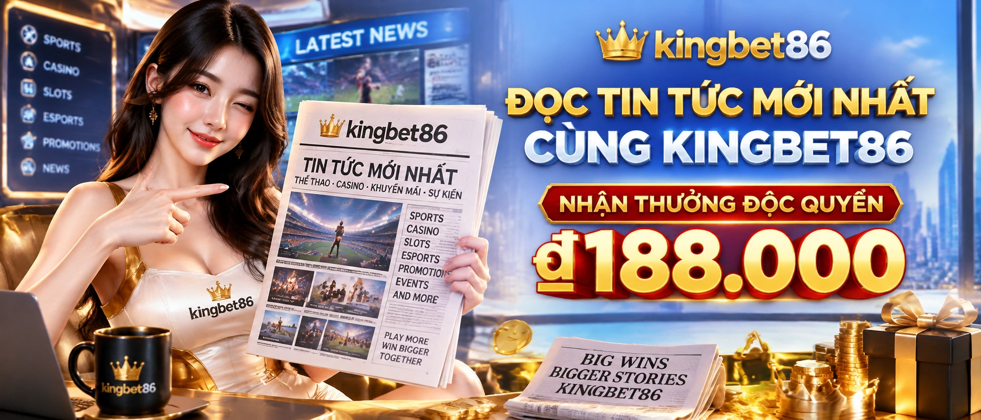 Người dùng xem tin khuyến mãi và cập nhật trên điện thoại
