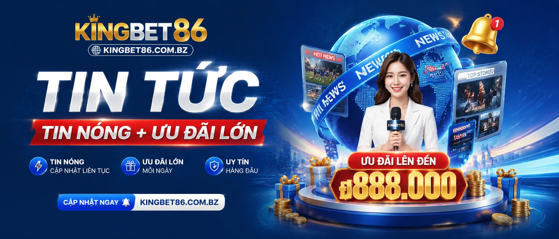 Ảnh minh họa tin cập nhật nền tảng Kingbet86